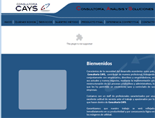 Tablet Screenshot of consultoriacays.com